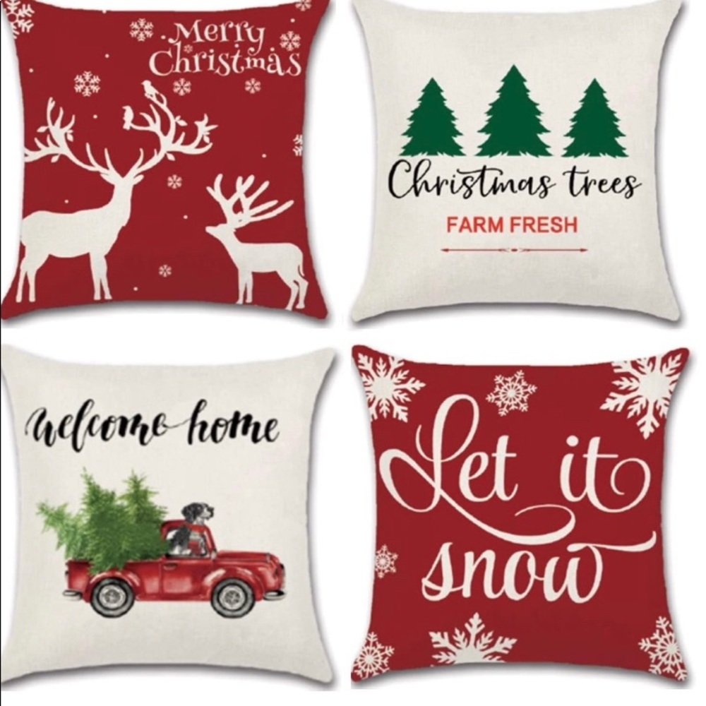 Christmas pillow covers!